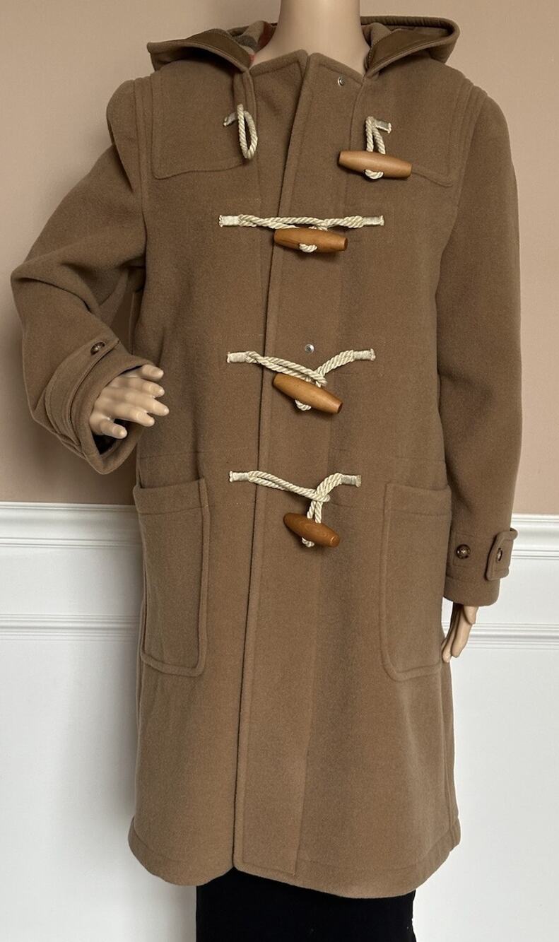 Burberry Belfield Women’s Taupe Brown Wool Overcoat 8 US (42) 8091159 NWT $1890